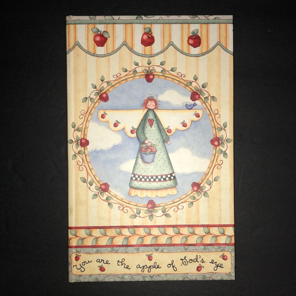 Vintage “Apple of God’s Eye” Inspirational Personal Journal, Lined Pages